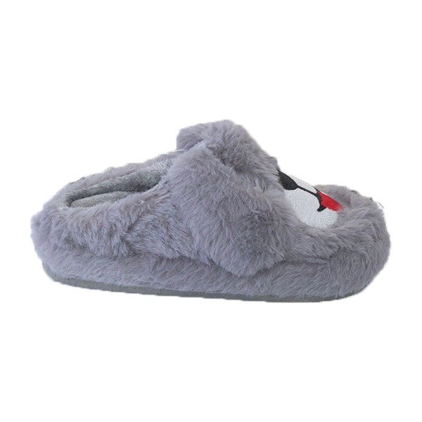 Cex Köpek 1PR Gri Çocuk Ev İçi Terlik