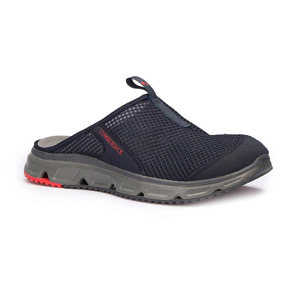 Lumberjack  Lacivert-Kırmızı Erkek Günlük Sabo Terlik