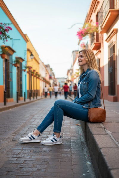 Lufian Greta Lacivert Kadın Sneaker
