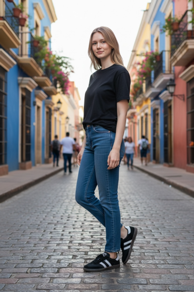 Lufian Lenora Siyah Kadın Sneaker
