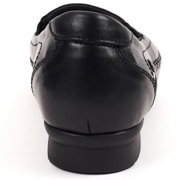 Forelli 51302 Lady-G Siyah Kadın Comfort Deri Ayakkabı