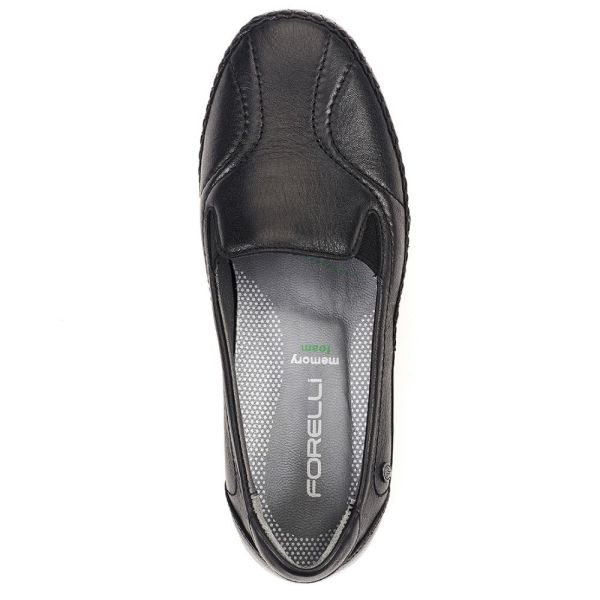 Forelli 51302 Lady-G Siyah Kadın Comfort Deri Ayakkabı