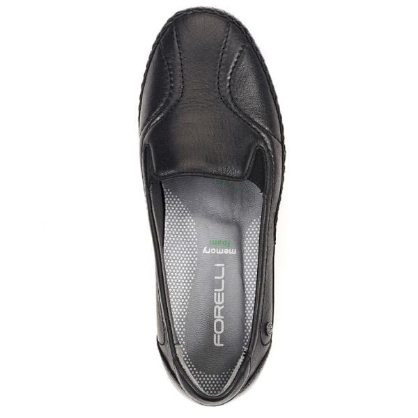Forelli 51302 Lady-G Siyah Kadın Comfort Deri Ayakkabı