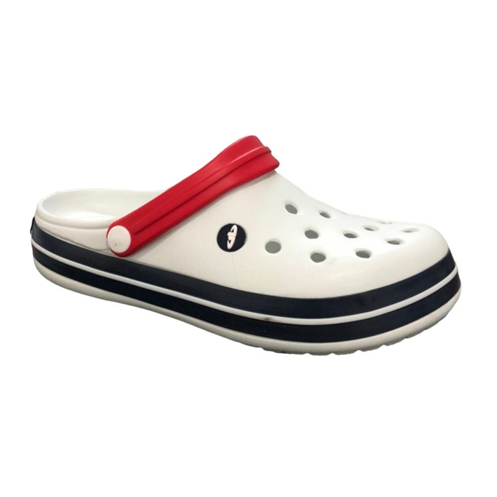 Akınal Bella E195 Beyaz Erkek Hastane Sabo Terlik Sandalet