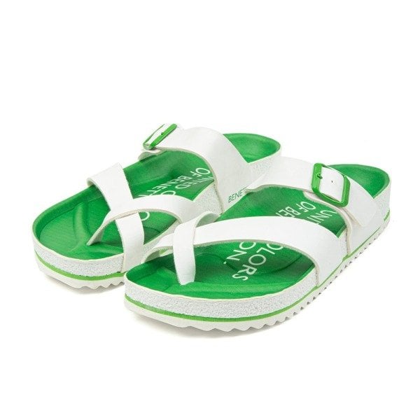 Benetton BN-1023 Yeşil Erkek Parmak Arası Terlik