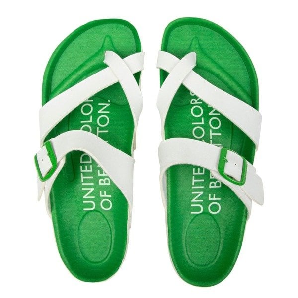 Benetton BN-1023 Yeşil Erkek Parmak Arası Terlik