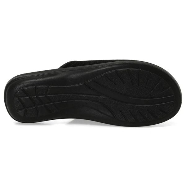 Polaris 607045 4PR Siyah Kadın Ev İçi Terlik