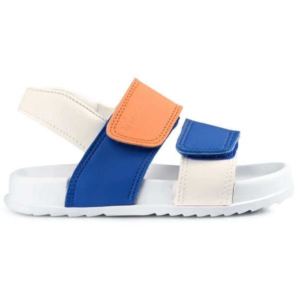 Vicco Krixi 321.B23y.252 Beyaz-Saks Mavi Bebe Sandalet