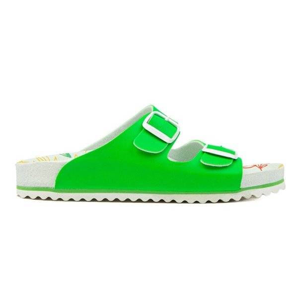 Benetton BN-1030 Yeşil Kadın Günlük Terlik