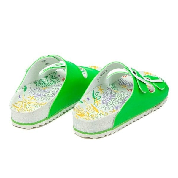 Benetton BN-1030 Yeşil Kadın Günlük Terlik