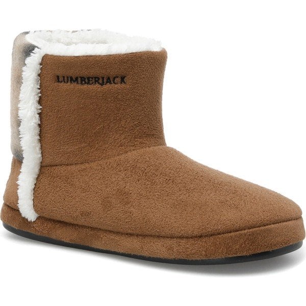 Lumberjack Galler 1PR Kahve Kadın Ev Botu
