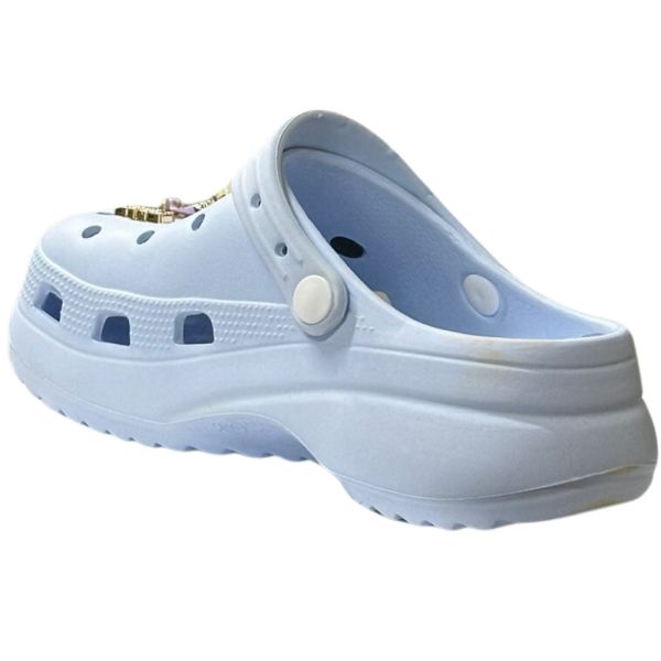 Akınal Bella E428 Buz Mavi Kadın Hastane Sabo Terlik Sandalet