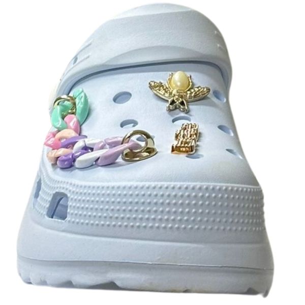 Akınal Bella E428 Buz Mavi Kadın Hastane Sabo Terlik Sandalet