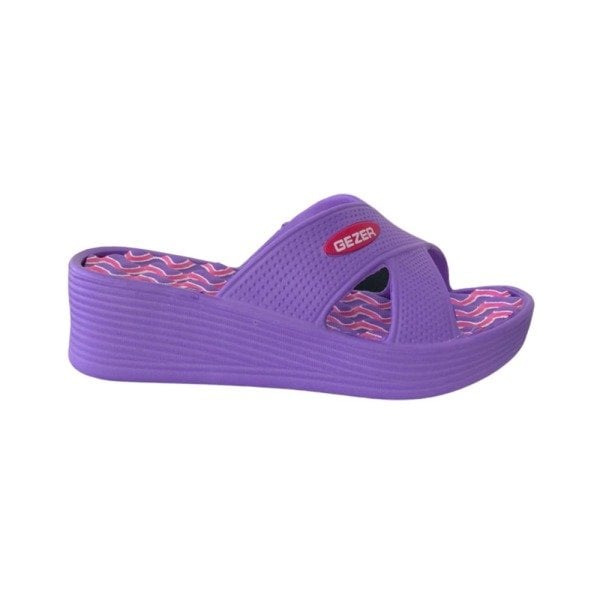 Gezer 10270 Mor Kadın Topuklu Havuz/Deniz Terlik