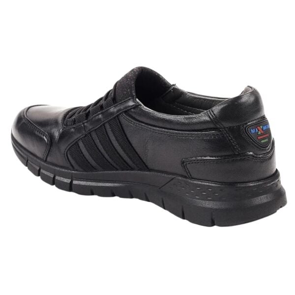 Forelli 29410-G Fulya Siyah Kadın Comfort Deri Ayakkabı