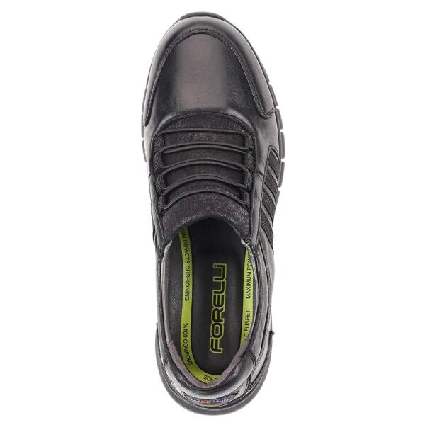 Forelli 29410-G Fulya Siyah Kadın Comfort Deri Ayakkabı