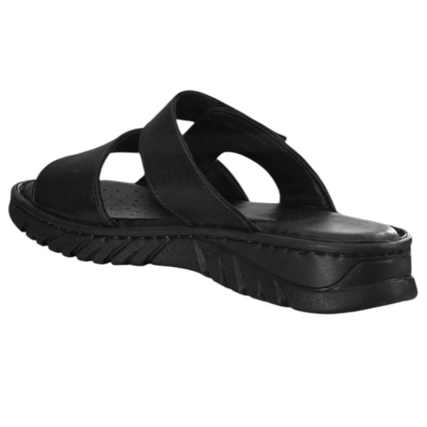 Cex 25Y NBL01 Siyah Kadın Hakiki Deri Günlük Terlik