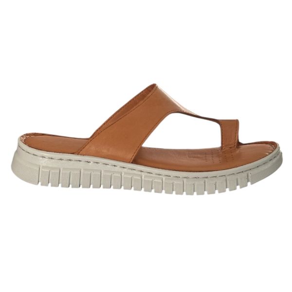 Cex 25Y NBL02 Taba Kadın Hakiki Deri Parmak Arası Terlik