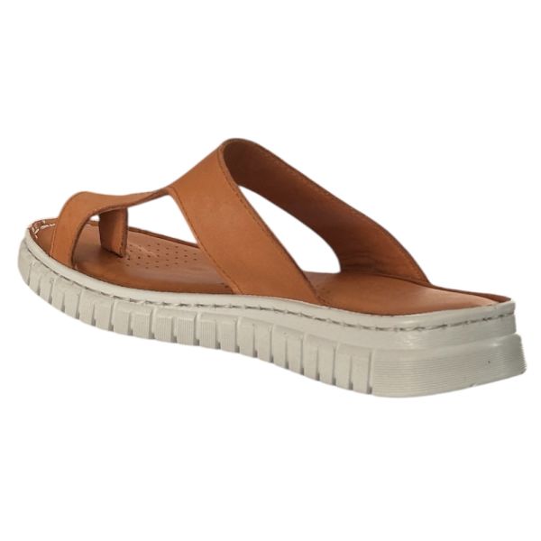 Cex 25Y NBL02 Taba Kadın Hakiki Deri Parmak Arası Terlik