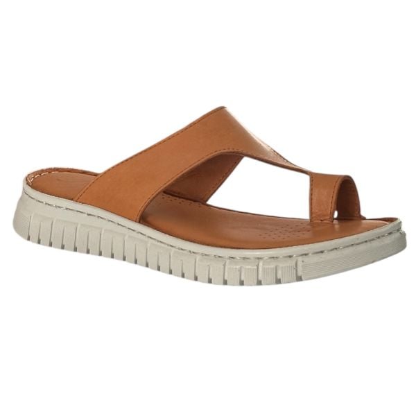 Cex 25Y NBL02 Taba Kadın Hakiki Deri Parmak Arası Terlik