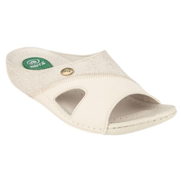 Muya 36217 Sinne Krem Kadın Anatomik Topuk Dikeni Terlik