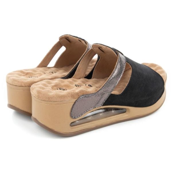 Muya 31214 Libra Full Siyah Kadın Air Taban Terlik