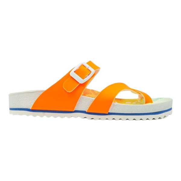 Benetton BN-1028 Turuncu  Kadın Parmak Arası Terlik