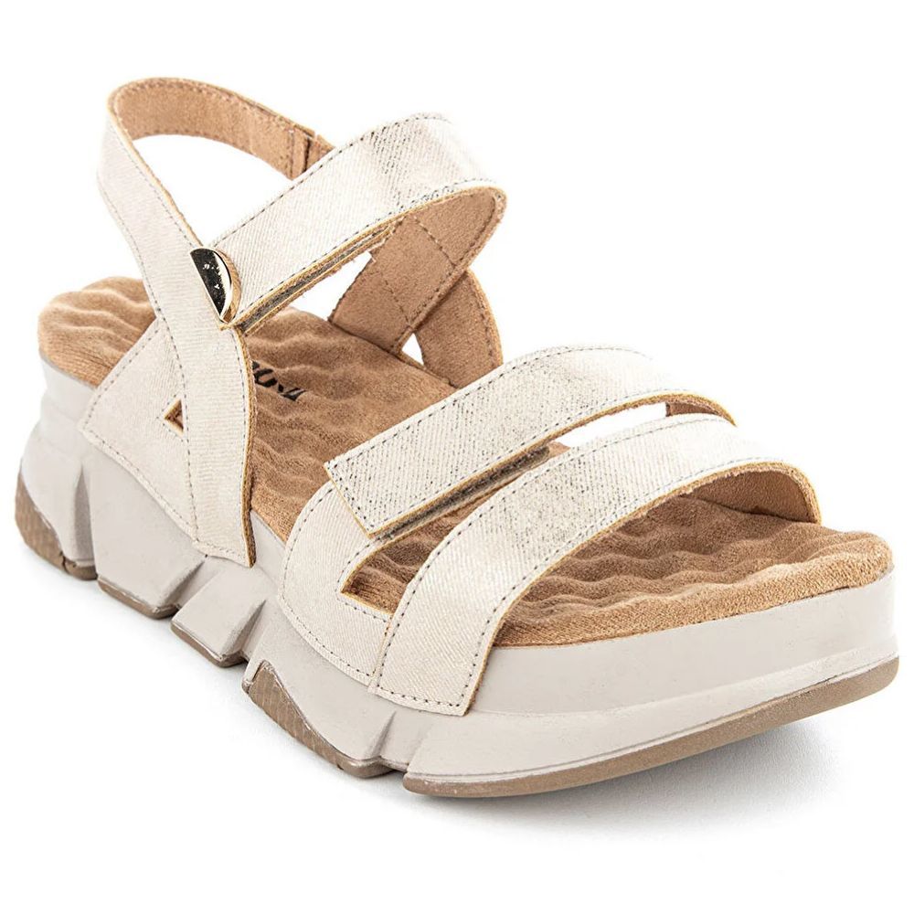 Muya 34201 Olimba Bej Kadın Anatomik Sandalet