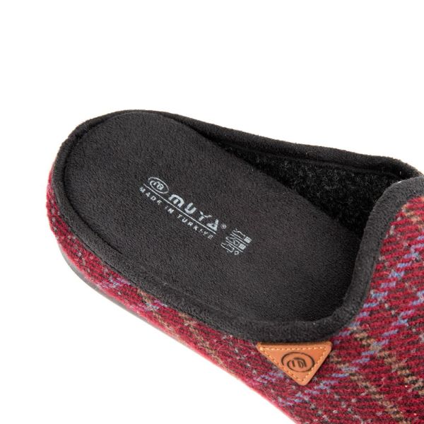 Muya 33802 Davis Bordo Erkek Ev İçi Terlik