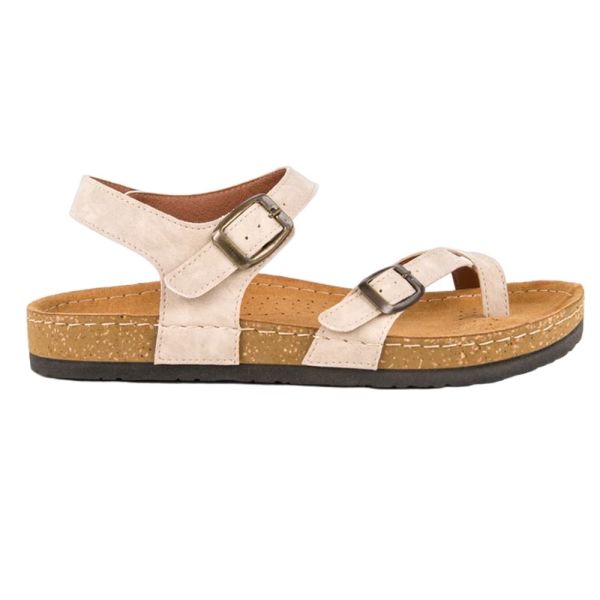 Muya 31104 Verona Krem Kadın Anatomik Sandalet