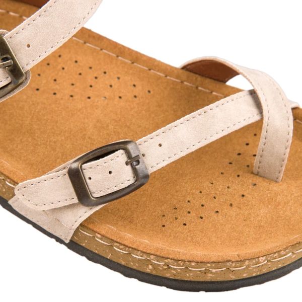 Muya 31104 Verona Krem Kadın Anatomik Sandalet