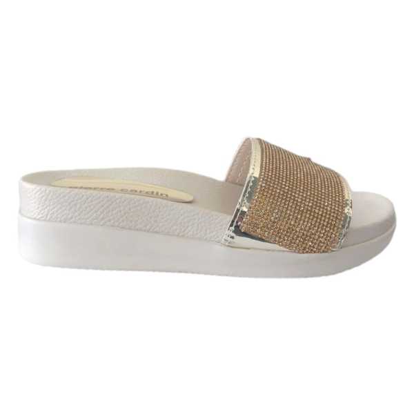 Pierre Cardin 3277 Altın Kadın Topuklu Terlik
