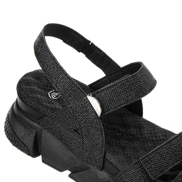Muya 34201 Olimba Siyah Kadın Anatomik Sandalet