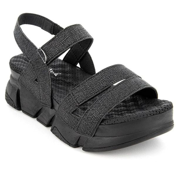 Muya 34201 Olimba Siyah Kadın Anatomik Sandalet