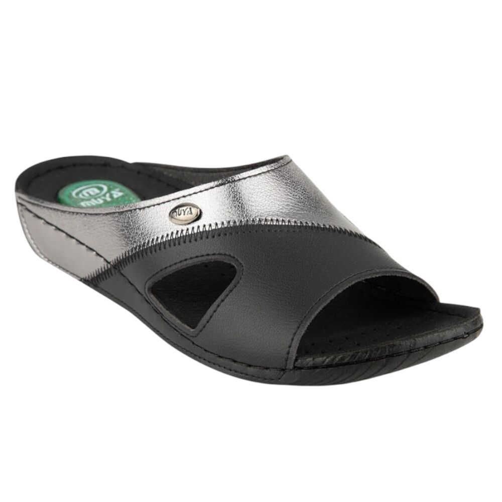 Muya 36217 Sinne Siyah Kadın Anatomik Topuk Dikeni Terlik