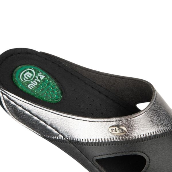 Muya 36217 Sinne Siyah Kadın Anatomik Topuk Dikeni Terlik