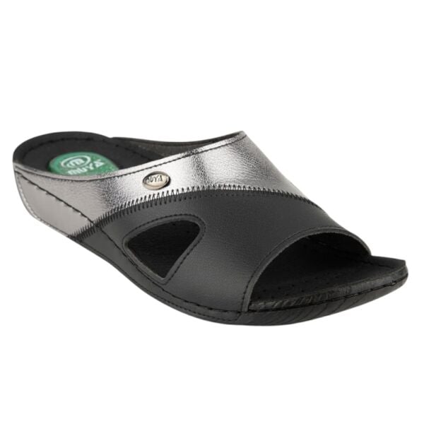 Muya 36217 Sinne Siyah Kadın Anatomik Topuk Dikeni Terlik