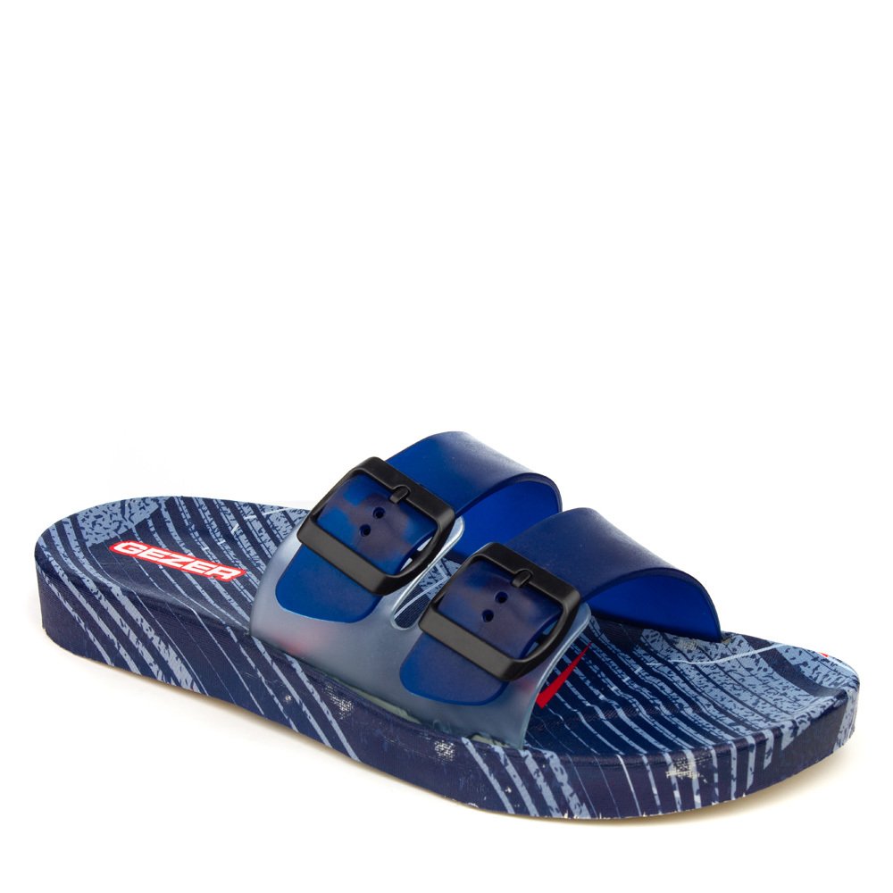Gezer 11345 Lacivert Erkek Kaydırmaz Havuz/Deniz Terlik