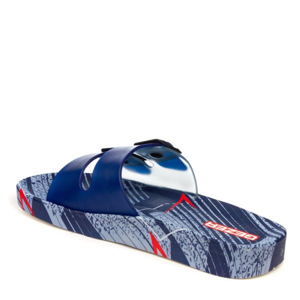 Gezer 11345 Lacivert Erkek Kaydırmaz Havuz/Deniz Terlik