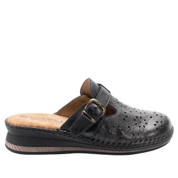 Forelli Cary-H 80625 Siyah Kadın Günlük Sabo Terlik