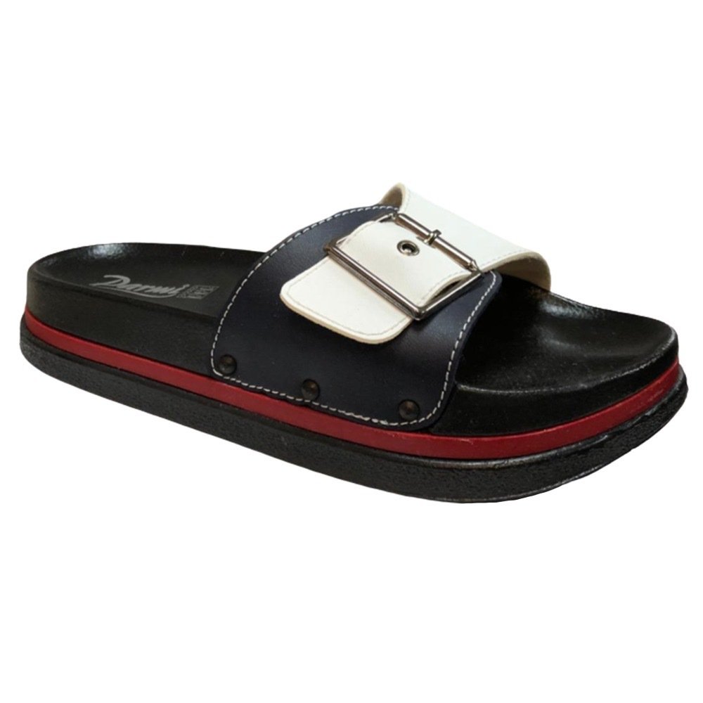 Parmi Tommy Kadın Günlük Tokalı Ayarlanabilir Comfort Terlik