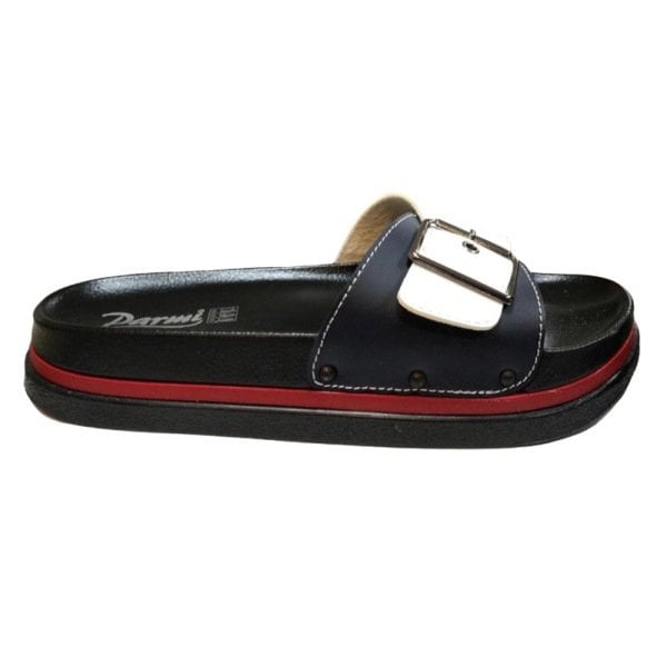 Parmi Tommy Kadın Günlük Tokalı Ayarlanabilir Comfort Terlik