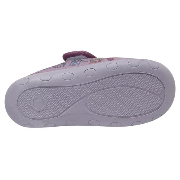 Mickey Mouse Dali 3PR Lila Çocuk Kreş/Anaokulu Panduf