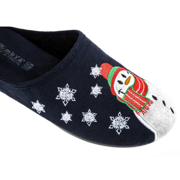 Muya 32910 Cloudy Lacivert Kadın Ev İçi Terlik