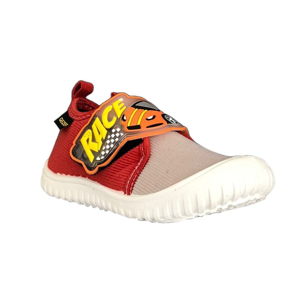 Gezer 3301 Bej-Kırmızı Çocuk Kreş/Anaokulu Panduf