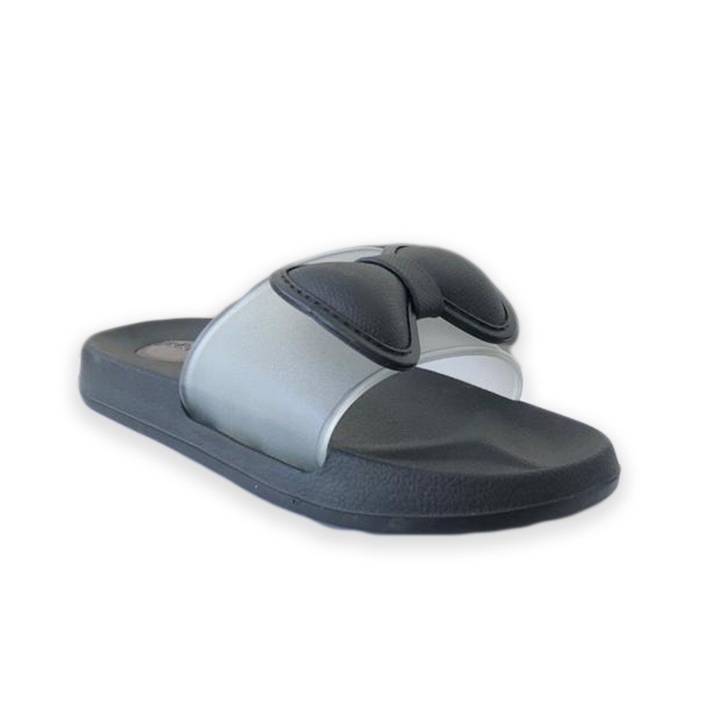 Defa 1135 Fiyonklu Siyah Kadın Havuz/Deniz Terlik