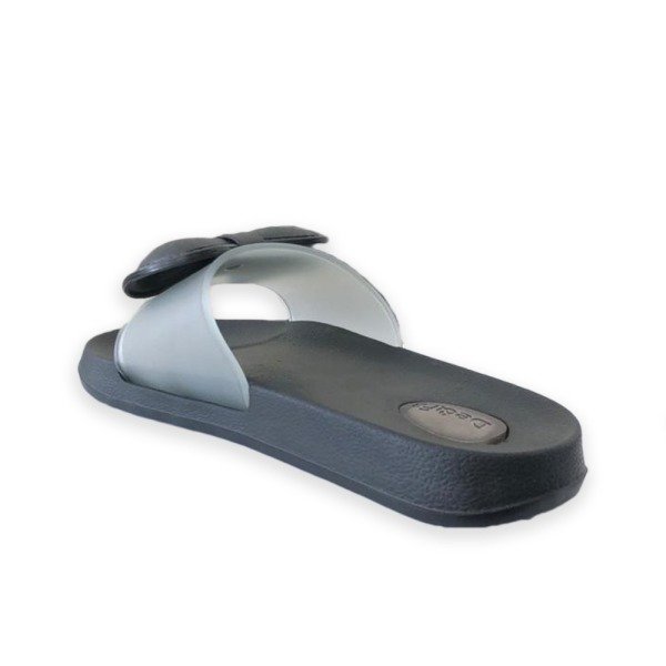 Defa 1135 Fiyonklu Siyah Kadın Havuz/Deniz Terlik