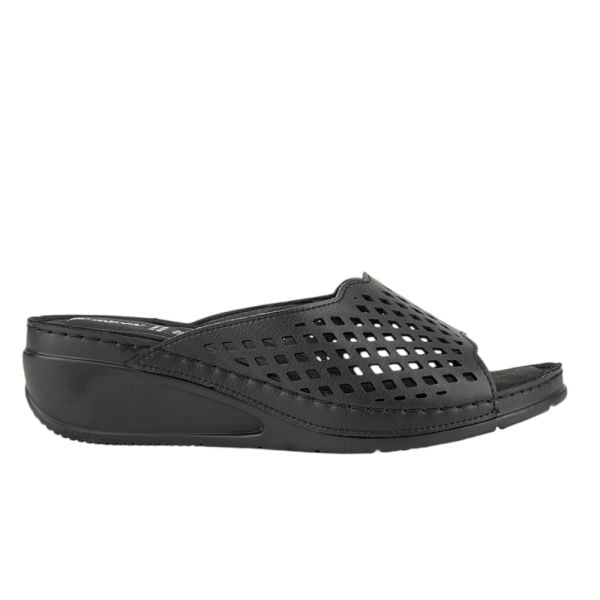 Muya 35209 Brosa Siyah Kadın Anatomik Terlik