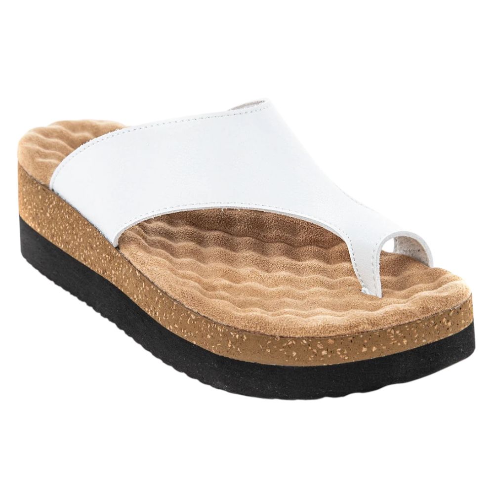 Muya 34226 Hora Beyaz Kadın Parmak Arası Terlik