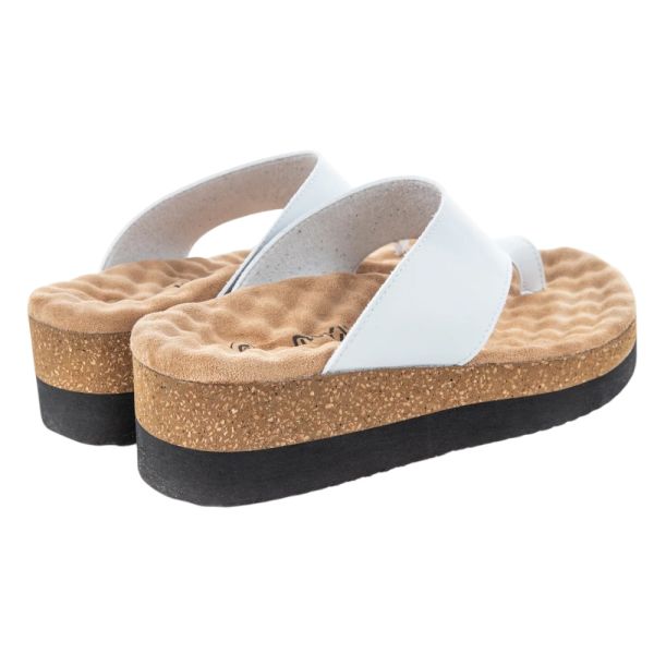 Muya 34226 Hora Beyaz Kadın Parmak Arası Terlik